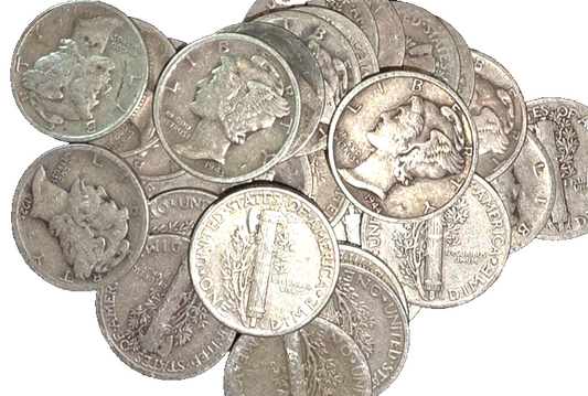 Mercury Dimes ~ 90% Silver 💰 10c Coins Circulated Condition, Choose How Many!