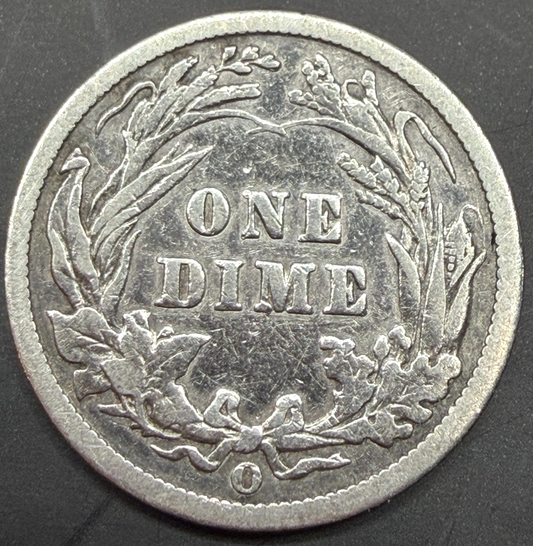 1901 O Barber Dime 90% Silver ✅ XF Features BRIGHT WHITE Beautiful 10c COIN