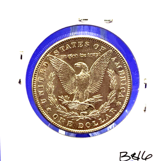 1886 Morgan 90% Silver Dollar BU Gem Shiny, Bright, Well Struck Coin MS Features