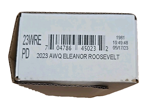 2023 PD Eleanor Roosevelt American Women Quarters 2 Roll Set US Mint Packaging