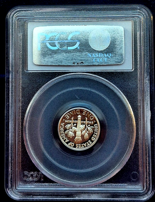1996-S Roosevelt Dime PCGS High Grade PR69DCAM 90% Silver Series 32PR Coin 44A