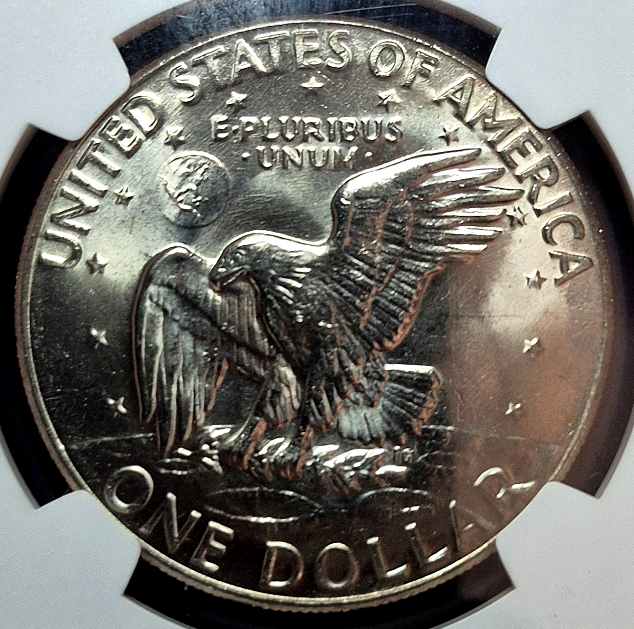 1977 D NGC MS65 - Clad Eisenhower IKE Dollar $1 US Coin - Famous BIG SKY HOARD