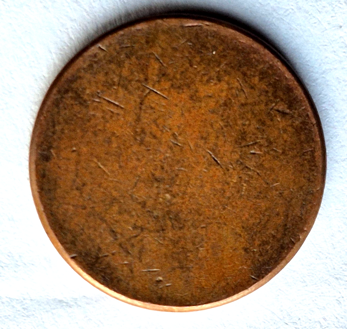 Vintage Copper Blank Planchet Lincoln Penny Cent Mint Error Coin, Item Pictured