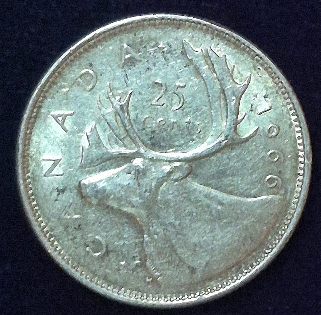 Canada 80% Silver Quarters Lot Of 3 1949-1962-1966 George VI Elizabeth Type I/II