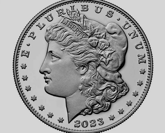 2023-S Morgan Proof Silver Dollar San Francisco .999 Silver w/OGP Box & COA