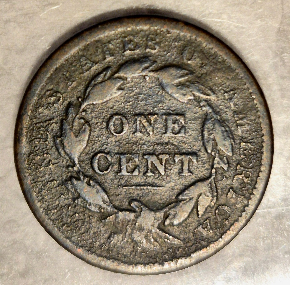 1838 Coronet Matron Head Large Cent Fine+ Features 1C Coin Shown