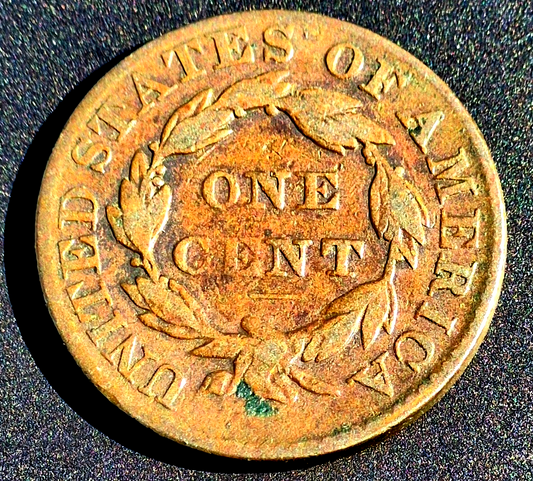 1831 Coronet Matron Head Large Cent Fine+ Features 1C N10 R3 Large Letters