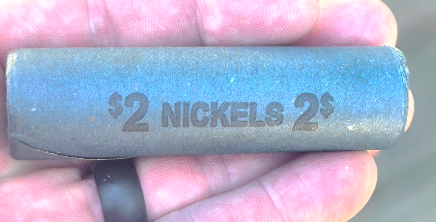 1927 & S Mint Buffalo Nickels-5c Old Bell Tell Shotgun Roll Unsearched 40 Coins