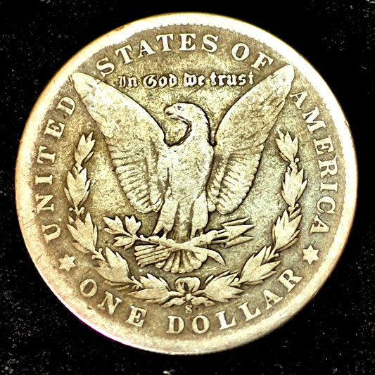 1901-S MORGAN DOLLAR-LOWER MINTAGE PREMIUM KEY DATE- VG FEATURES 90% SILVER $1