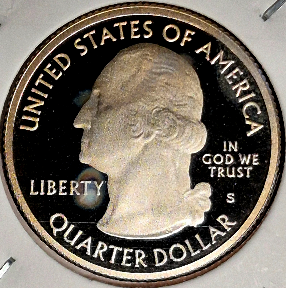 2011 S Vicksburg NP Quarter. ATB Series Proof From US Mint Set Toner Coin Shown
