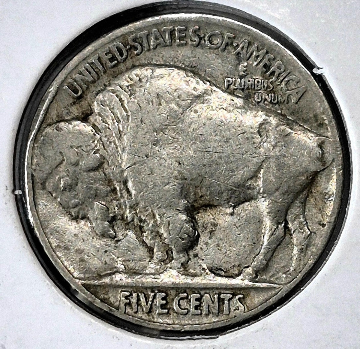 1930-P Buffalo Nickel Sharp VF-XF Features Partial Horn Earlier Date 5C