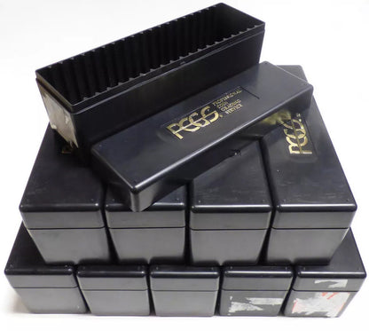 ✅{Lot of 5} PCGS 20 Coin Hard Case Holds 20 Slabbed Graded Coins Color Varies 💰