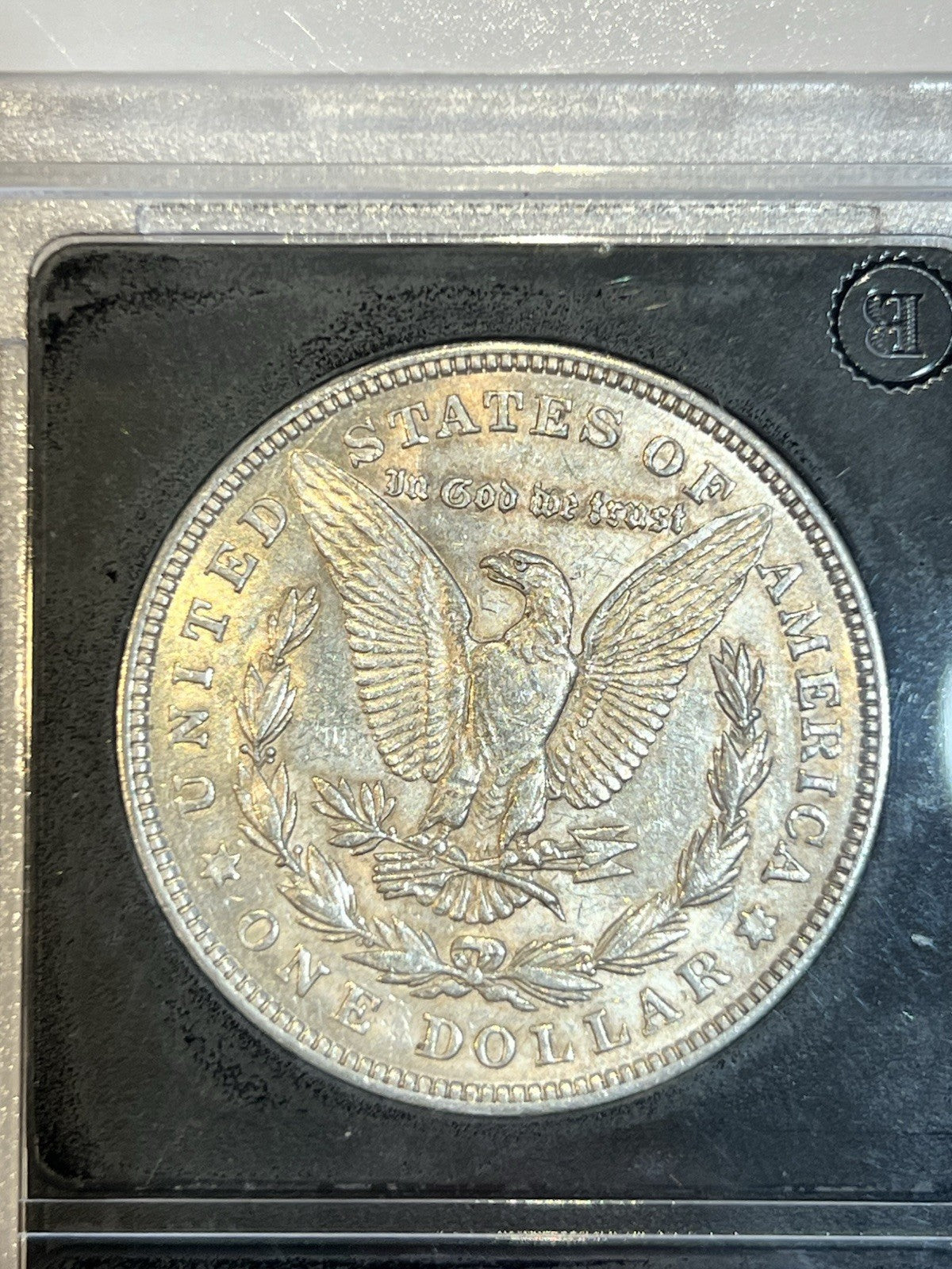 🔥1921 Morgan Silver Dollar 💎BA Authenticated💎 Very Good Condition In Slab