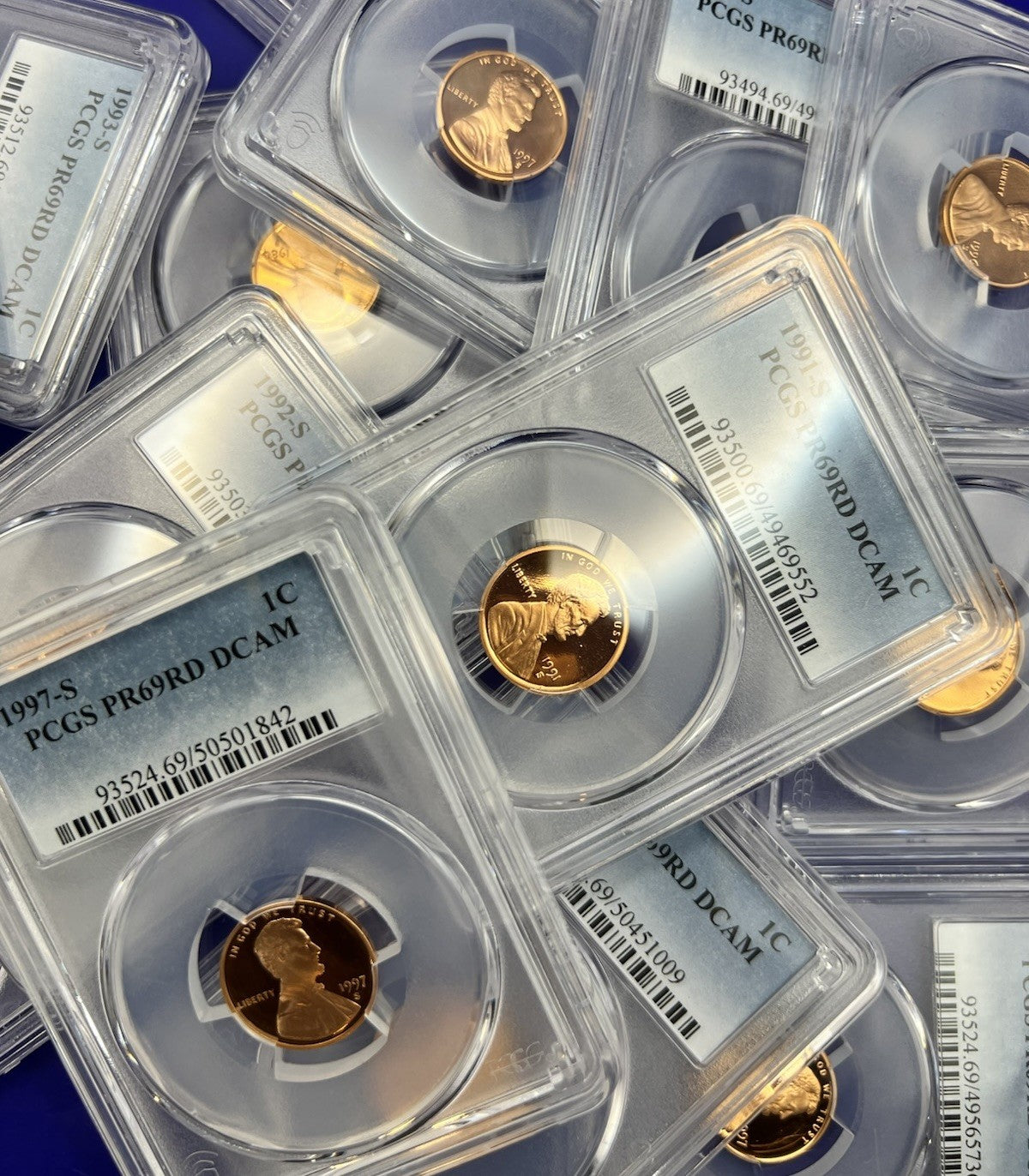 🔥  Lincoln 1c Proof Coins - PCGS ONLY PR69RD DCAM Graded Honest Abe Cent RANDOM