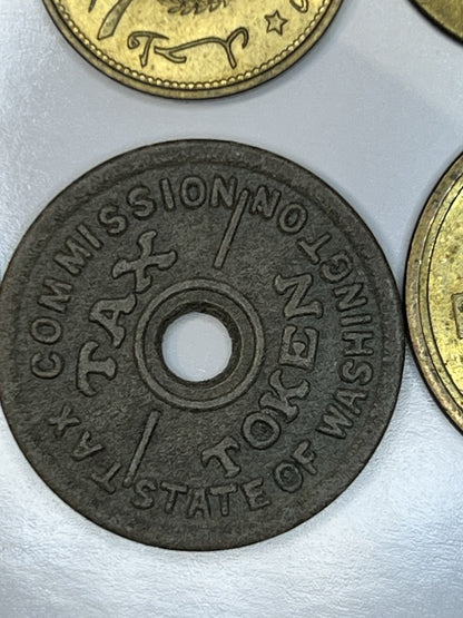 {Lot of 30} Unusual Shaped World Coins with Square and Round Holes