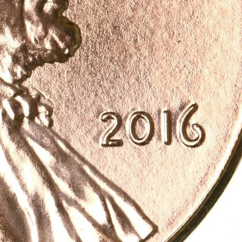 2016 P Lincoln Shield Cent BRILLIANT UNCIRCULATED RED Penny US Mint 1c Coin