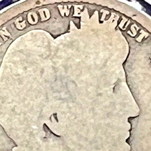 1909-D Barber 90% Silver Quarter 25c Lower Mintage Collectible Coin