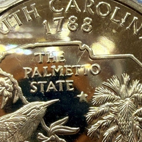 2000-S South Carolina Silver State Quarter PCGS PR69DCAM Thomas Cleveland Signed
