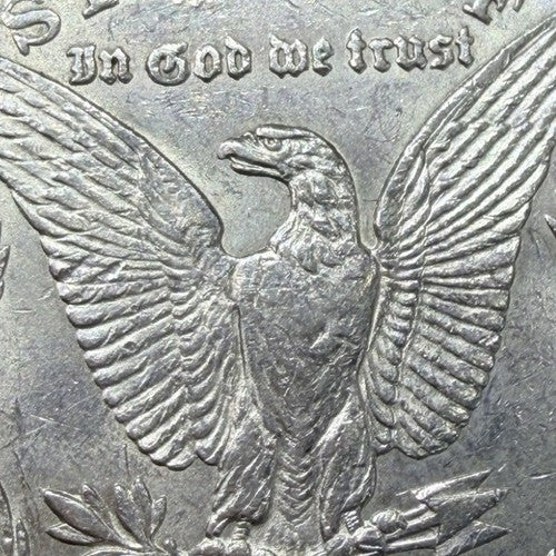 1921 Morgan Silver Dollar $1 XF Extremely Fine 90% Silver Last Year Rim Nick