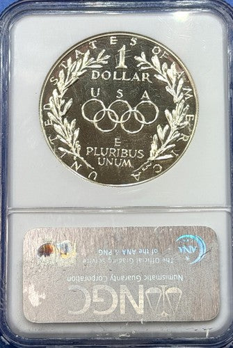 1988-S Olympic Commemorative Silver Dollar Proof NGC PF69 Ultra Cameo $1