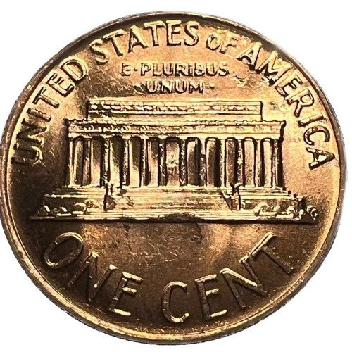 1968 D Denver Lincoln Memorial Penny Brilliant Uncirculated (BU) Red Gem 1c Coin