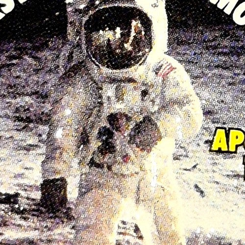 Apollo 11 First Man On The Moon Colorized Kennedy Half Dollar Coin Unique 50C