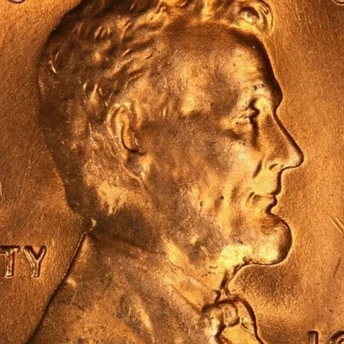 1954 D Lincoln Wheat Cent BU RED Uncirculated Mint State 1c Coin From OBW
