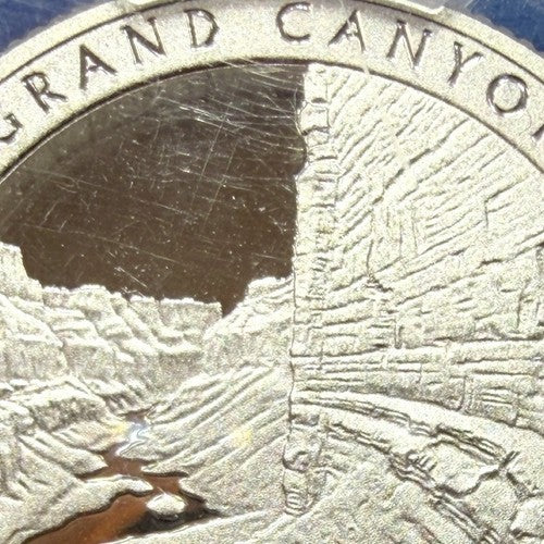 2010-S Grand Canyon Silver Quarter Proof PCGS PR69DCAM ATB 90% Silver Flag Label