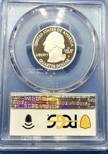 2010-S Grand Canyon Silver Quarter Proof PCGS PR69DCAM ATB 90% Silver Flag Label