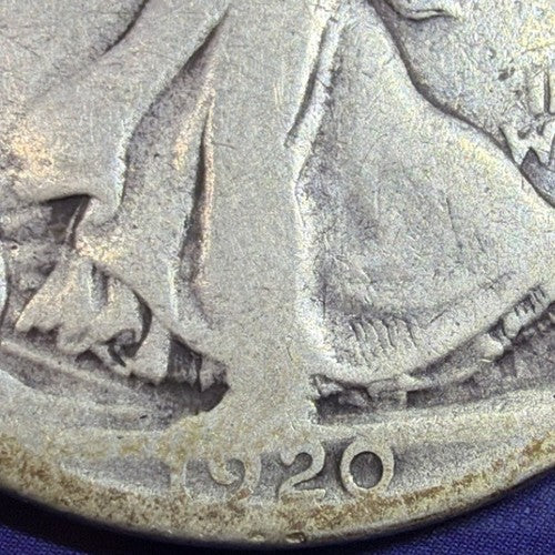 1920 Walking Liberty Half Dollar 50C G Good 90% Silver Philadelphia Early Date