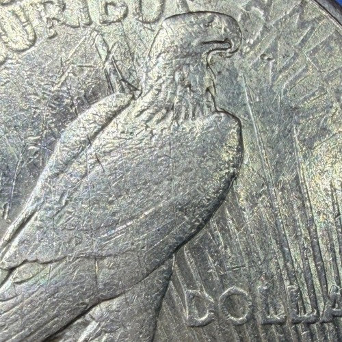 1924-S Peace Silver Dollar AU Semi Key Date Low Mintage 1.7M San Francisco Mint