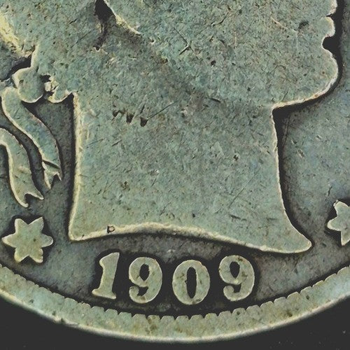 1909 S Barber Half Dollar 90% Silver Strong VG Features Full Motto 50C