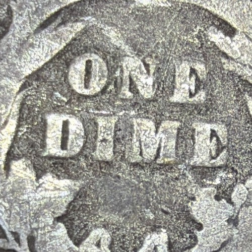1892 Barber Dime 10C G Good 90% Silver First Year of Issue Philadelphia US Coin