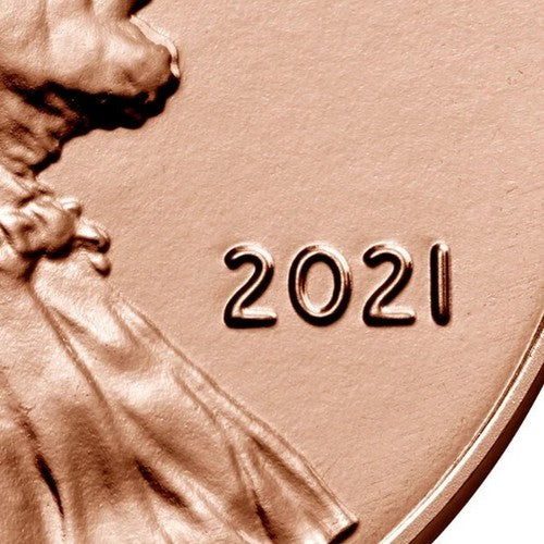 2021 P Lincoln Shield Cent BRILLIANT UNCIRCULATED RED Penny US Mint 1c Coin