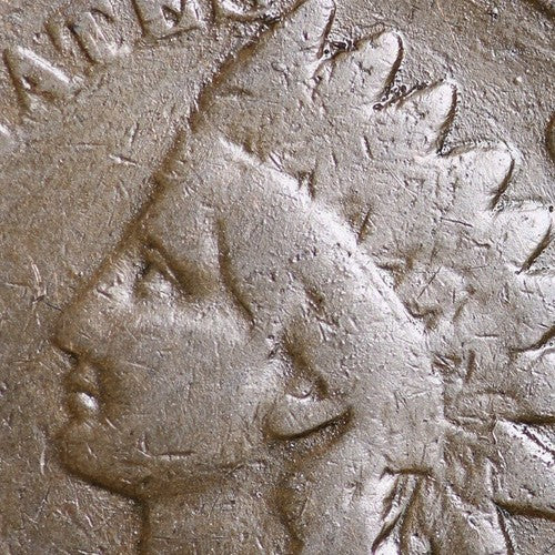 1884 Indian Head Cent Good - Very Good Average Circulated Condition Bronze Penny