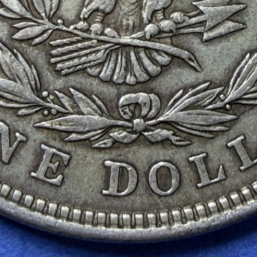 1921 Morgan Silver Dollar $1 XF Extremely Fine 90% Silver Golden Toned Last Year
