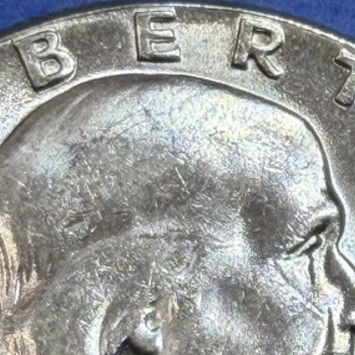 1957 Franklin Half Dollar 50C BU Brilliant Uncirculated 90% Silver Bright Luster