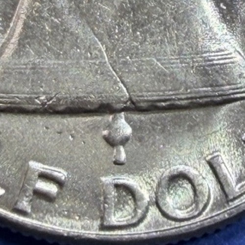 1957 Franklin Half Dollar 50C BU Brilliant Uncirculated 90% Silver Bright Luster