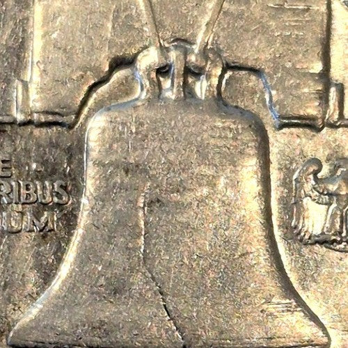 1963 D Franklin Half Dollar 50C 90% Silver XF Last Year of Issue Denver Mint