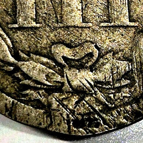 1868 3 Cent Nickel Good Features Full Liberty Partial Pillars Hole Filler US 3C