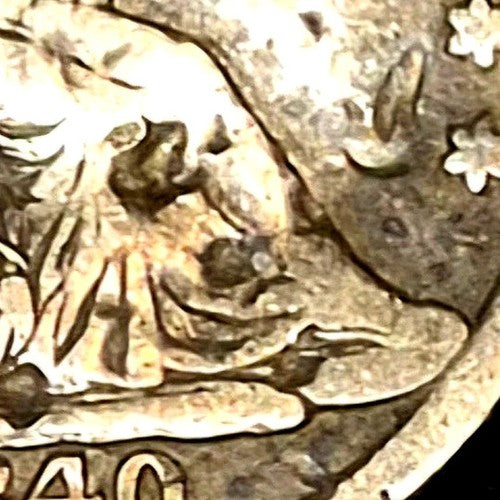 1840-O NO DRAPERY Seated Liberty Silver Half Dime VG+ Features RARE KEY DATE 10C
