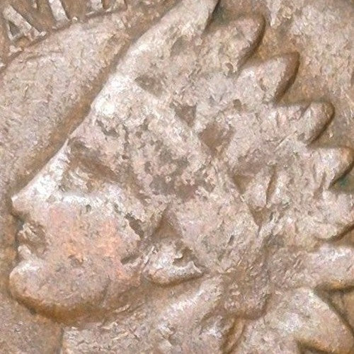 1894 Indian Head Cent Good Full Rims Shield Lines Bronze 1C Low Mintage US Penny