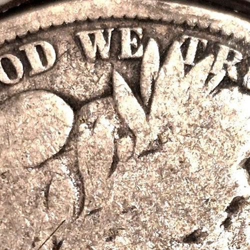 1908 D Barber Half Dollar 90% Silver G-VG Features Full Motto 50C
