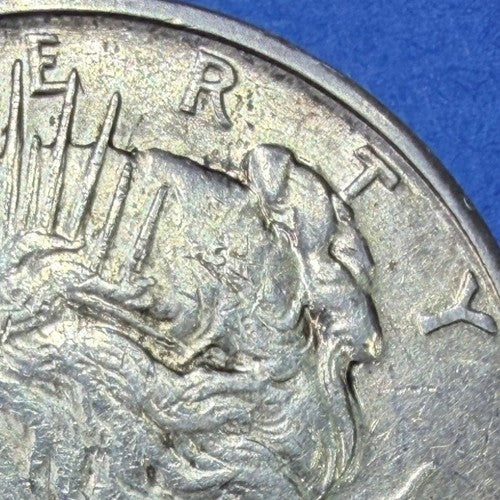 1924-S Peace Silver Dollar AU Semi Key Date Low Mintage 1.7M San Francisco Mint