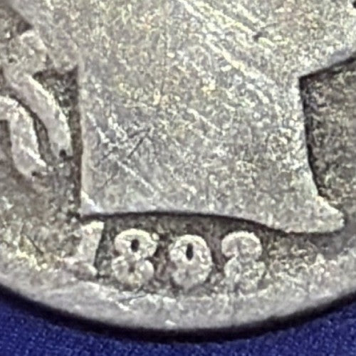 1892 Barber Dime 10C G Good 90% Silver First Year of Issue Philadelphia US Coin