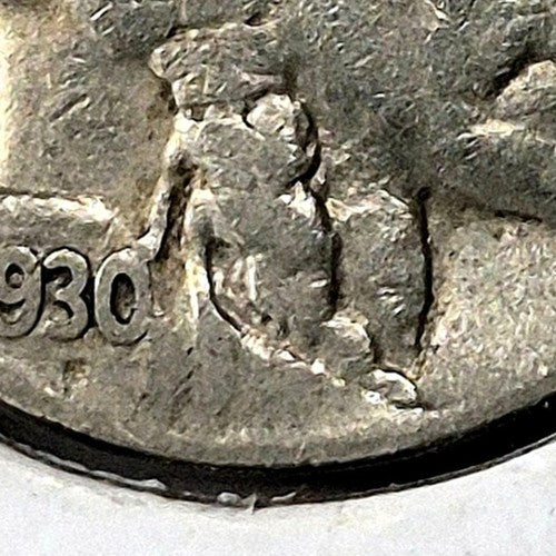 1930-P Buffalo Nickel Sharp VF-XF Features Partial Horn Indian Head 5C US Coin