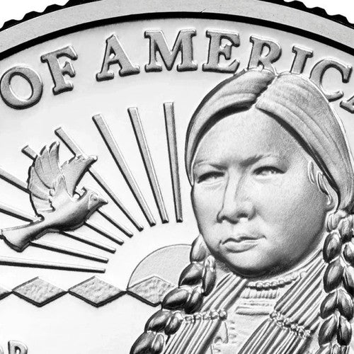 2024-S Zitkala-Sa American Women Quarters Uncirculated Coin From US Mint Roll