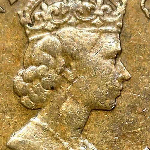 1955 British Caribbean Territories 5 cents KM-4 XF Features Coin Shown