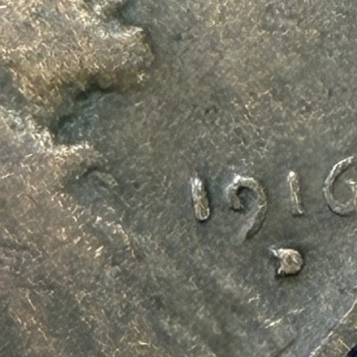 1916-D Lincoln Wheat Cent 1C F Fine Denver Mint Bronze Penny Early Date US Coin