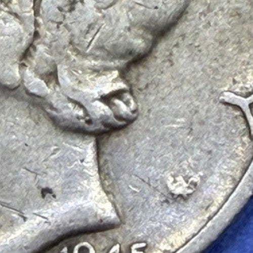 1945 Mercury Dime 10C VF Very Fine 90% Silver Winged Liberty Last Year US Coin